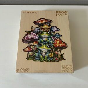 Frog Family Wooden Puzzle